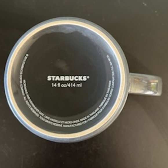Starbucks Gray Iridescent Pearl Luster Luminous Coffee Mug Graphite Color - 2013 - Picture 5 of 5